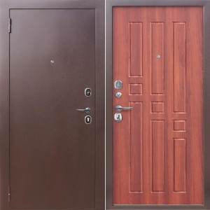 Металлическая Гарда 8 мм. Мед. Антик / Дуб рустикальный 205*86 левая