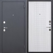 Металлическая Гарда 8 мм. Муар / Белый ясень 205*96 правая