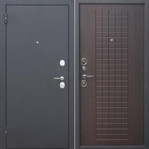 Металлическая Гарда 8 мм. Муар / Венге 205*86 левая