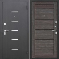Металлическая Гарда 7,5 см. Серебро / Царга Дуб Неаполь Грей 205*96 правая