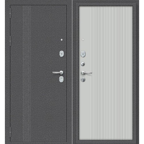 Тайга-9 Вертикаль Антик Серебряный/Серый 205*86 левая