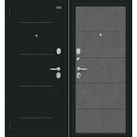 Граффити-1 Букле черное/Slate Art 205*86 левая