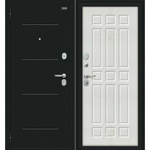 Мило Букле черное/Bianco Veralinga 205*86 левая