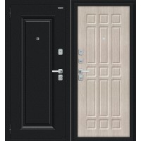 Мило МФ/BChrome Букле черное/Cappuccino Melinga 205*86 левая