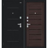 Техно/BChrome Букле черное/Wenge Melinga 205*86 левая