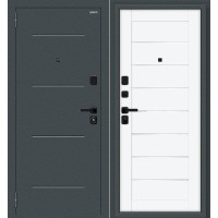 Техно/SBlack Старк антрацит/White Silk 205*86 левая