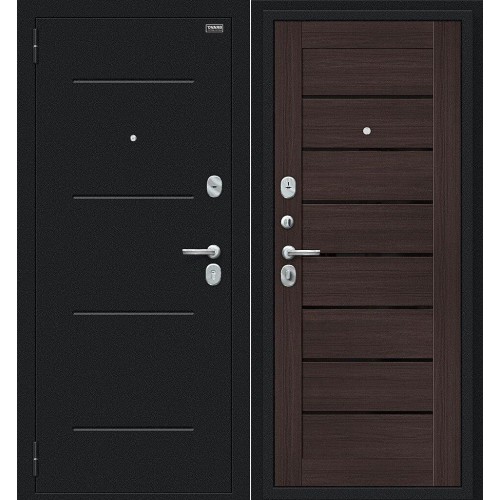 Техно Букле черное/Wenge Veralinga 205*86 правая