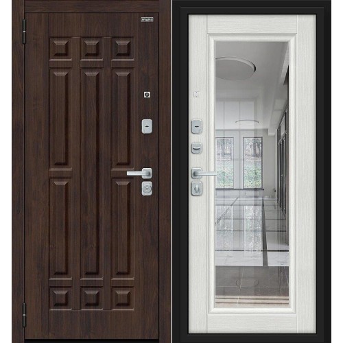 Металлическая Форм/BChrome Almon/Bianco Melinga 205*86 левая