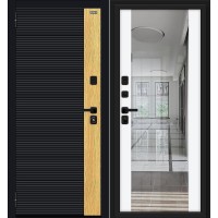 Эво/SBlack Black Shell-Wotan Oak/White Silk 205*86 левая