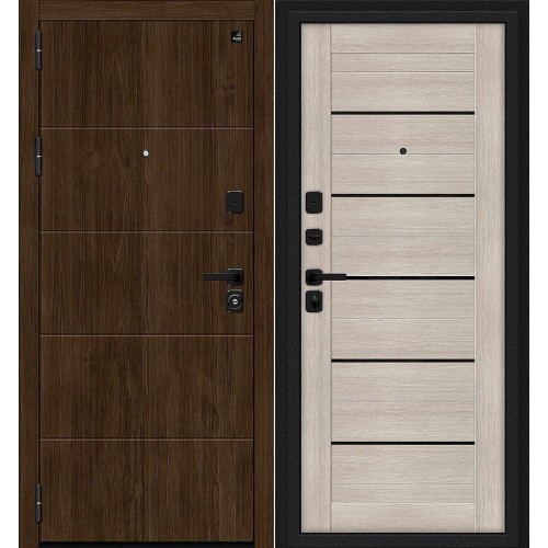 Металлическая Райт Pecan/Cappuccino Melinga 205*86 левая